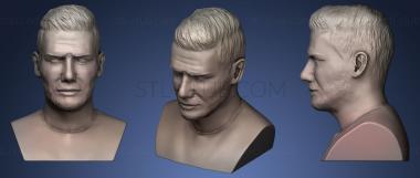 3D model David Beckham head (STL)